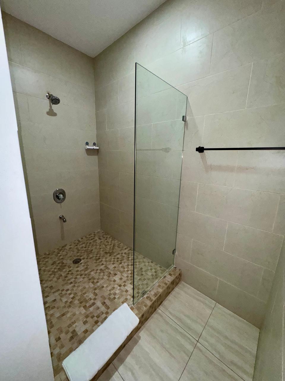 large shower