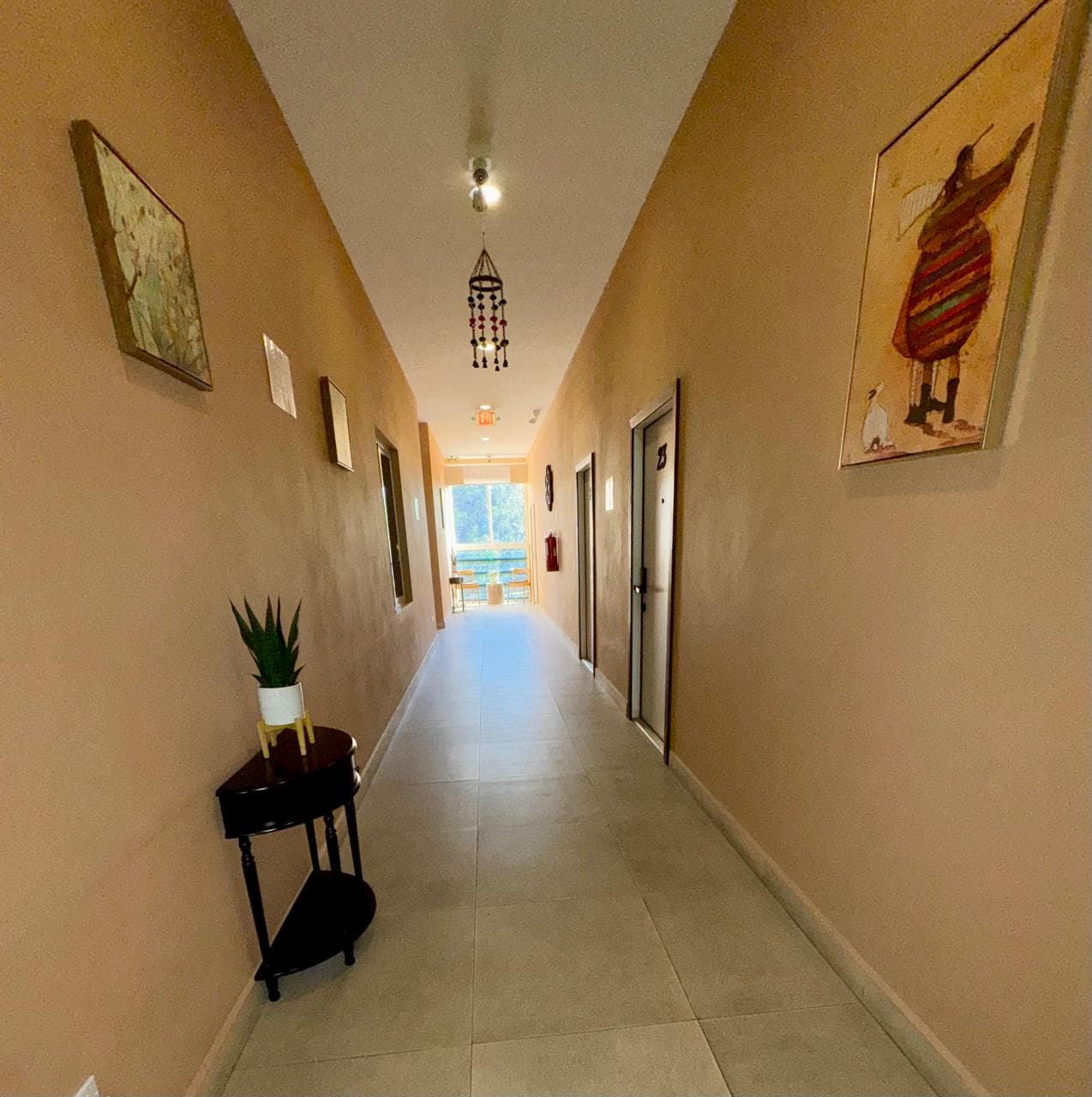 second floor walkway